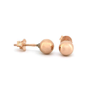 Срібні сережки-пусети 925 проби в позолоті 750 проби 1,38г