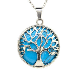 Підвіска 9,15 гр. з бірюзою 22,5 карат у покритті родієм