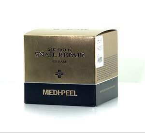 Крем з коллоїдним золотом і муцином равлика 24k Gold Snail Repair Cream, Medi Peel, 50 г Крем з коллоїдним золотом і муцином равлика 24k Gold Snail Repair Cream, Medi Peel, 50 г