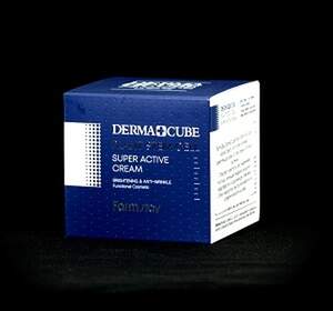 Крем антивіковий зі стволовими клітинами Derma Cube Plant Stem Cell Super Active Cream Farmstay, 80 мл Крем антивіковий зі стволовими клітинами Derma Cube Plant Stem Cell Super Active Cream Farmstay, 80 мл