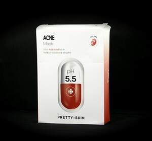Маска для обличчя pH 5.5 Acne Mask Pretty Skin, 25 мл x 10 Маска для обличчя pH 5.5 Acne Mask Pretty Skin, 25 мл x 10