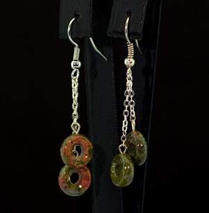 Сережки з Яшмою 9,35 карат