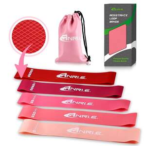 Гумки для Фітнесу ANRI.E. (5 шт) Латексні Гумки для Фітнесу ANRI.E. (5 шт) Латексні