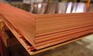 Мідний лист 60,0х600х1500