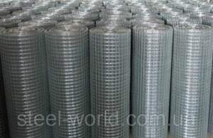 Сітка з ПВХ покриттям зварна 20х20х0, 76мм 1,0/30м