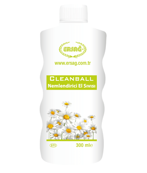 Зволожуюча рідина для рук Cleanball з екстрактом ромашки, 300 мл, ERSAĞ, Турція