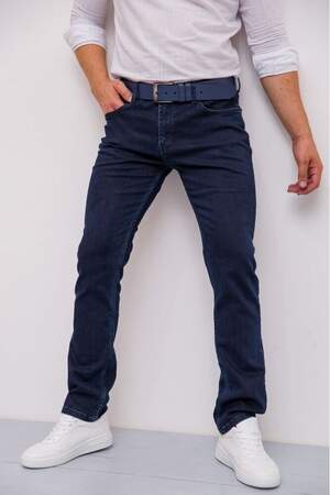 ДЖИНСИ ЧОЛОВІЧІ КОЛІР ТЕМНО-СИНІЙ