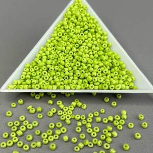 #12/0 Бисер китайский мелкий, 450 г - серебро матовое (ТТ-206)