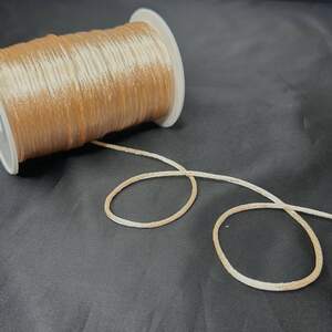 #39 Шнур корсетный (сатиновый, шелковый ) 2мм - светло-персиковый