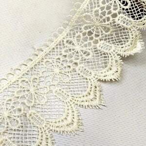(1 м) Кружево макраме Sindtex 7см (13м) Цвет - Айвори (М729-64-084)