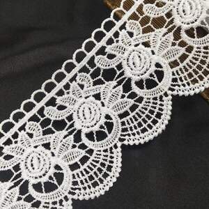 (1 м) Кружево макраме Sindtex 8,5см (13м) Цвет - Белый (М729-76-001)