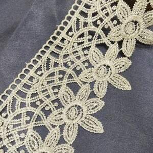 (1 м) Кружево макраме Sindtex 9см (13м) Цвет - Айвори (М729-93-084)
