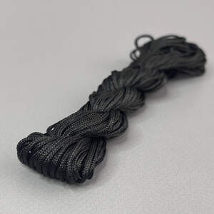 (18 метров) Шнур нейлоновый,капроновый (шамбала) 1,5 мм - Чёрный