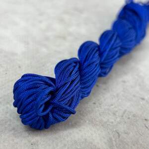 (18 метров) Шнур нейлоновый,капроновый (шамбала) 1мм Цвет - Электрик