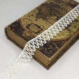 (1м) Кружево макраме Sindtex 3,5см Цвет - Айвори (М729-23-084)