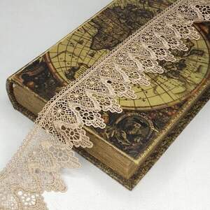 (1м) Кружево макраме Sindtex 6см Цвет - Бежевый (М729-51-061)