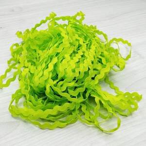 (23 метра) Тесьма Вьюнок 6 мм - салатовый