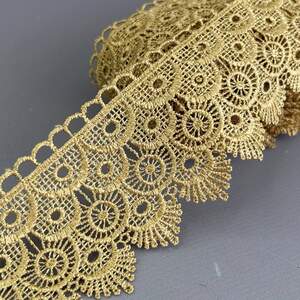 (54-727-42-003) Кружево макраме 6,5 см - капучино