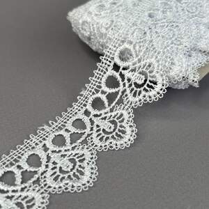 (55-727-13-001) Кружево макраме 3,5 см - белоснежный