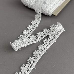(55-727-16-001) Кружево макраме 1,4 см - белоснежный (55-727-16-001) Кружево макраме 1,4 см - белоснежный