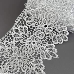 (56-727-33-001) Кружево макраме 15,5 см - белый