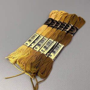 (6 шт по 8м) Набор мулине Airo (нитки для вышивания) - ежевика микс (3042-154)