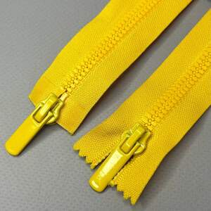 (желтый) Разъемная молния Барышевка 100см с двумя бегунками