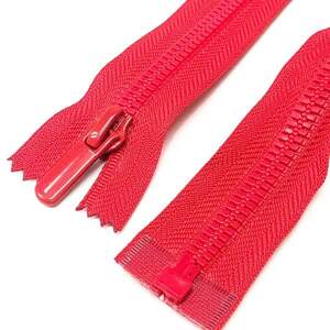 (красная) Разъемная молния Барышевка 80см