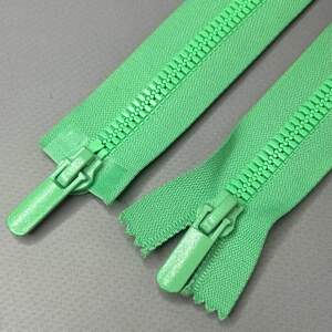 (мятный) Разъемная молния Барышевка 100см с двумя бегунками