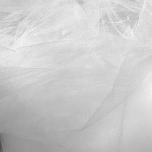 001-Фатин мягкий (средней жесткости) ширина 3м. Белый