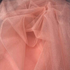 065-Фатин мягкий (средней жесткости) ширина 3м. - персиковый