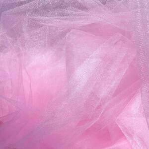 088-Фатин мягкий (средней жесткости) ширина 3м. НЕЖНО-РОЗОВЫЙ