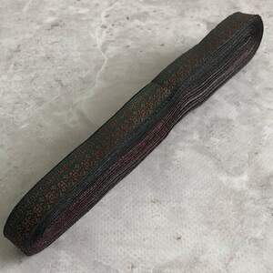 1,1 см Тесьма национальная - зеленый орнамент