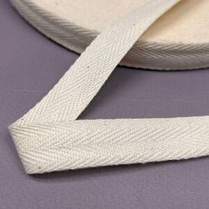 1,5 см Киперная лента ХБ 46м - суровая