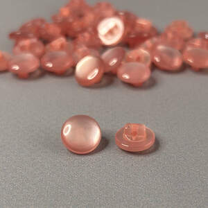 10 шт. - Пуговицы блузочные на ножке Ø-11мм карамелька-Чайная роза