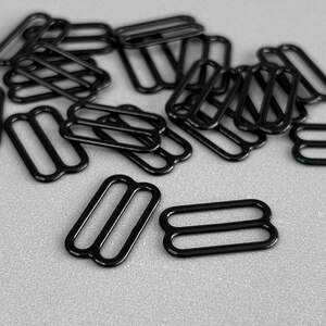 10 шт. - Черный 1,8 см регулятор (МЕТАЛЛ) для бретелей бюстгальтера (восьмерка) 10 шт. - Черный 1,8 см регулятор (МЕТАЛЛ) для бретелей бюстгальтера (восьмерка)