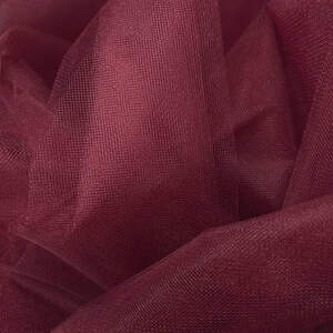 100-Фатин мягкий (средней жесткости) ширина 3м. - Вишневый