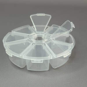 10х2,5см пластиковая тара (контейнер, органайзер) для рукоделия и шитья