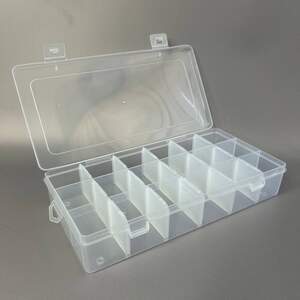 11,5х23х4 см на 18 ячеек пластиковая тара (прозрачный)