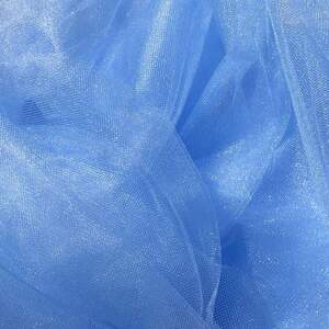 122-Фатин мягкий (средней жесткости) ширина 3м. СВЕТЛО-ГОЛУБОЙ