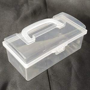 12x5,5x5см пластиковая тара (чемоданчик, органайзер) для рукоделия и шитья