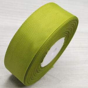 184 цвет хаки, 2,5см. лента репсовая 23м.