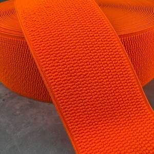 1м. Резинка поясная, манжетная - 6см. оранжевый