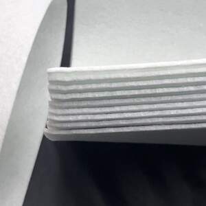 2 мм - Фетр плотный, 40х60 см, цвет - белый 62