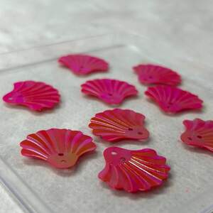 20мм Пайетка ракушка 5г - малиновый с переливом