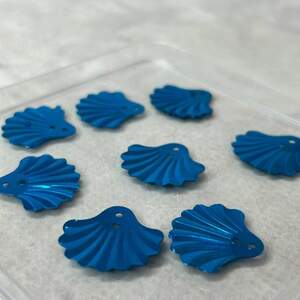 20мм Пайетка ракушка 5г - синий