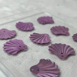 20мм Пайетка ракушка 5г - сиреневый