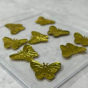 22мм Пайетка бабочка 5г - золото