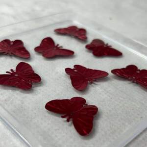 22мм Пайетка бабочка 5г - красный