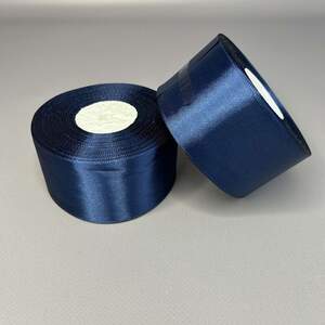 33 м - Лента атласная (С8350) 5см - темный синий